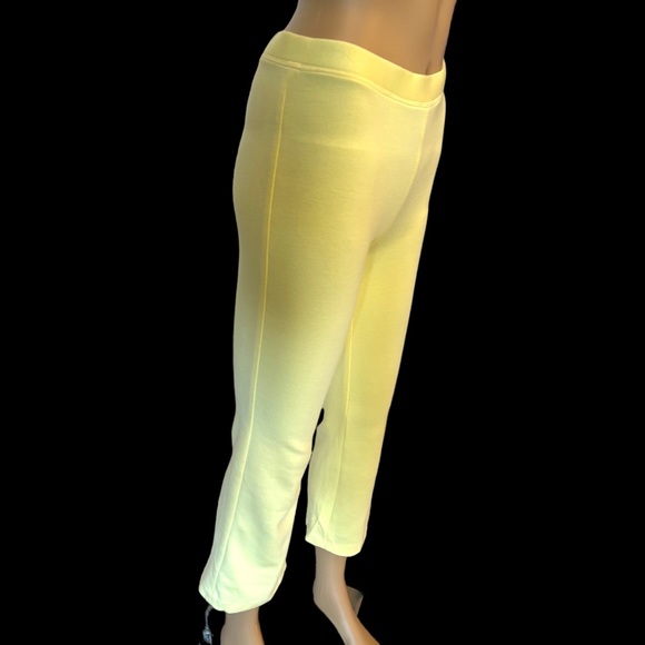 The Wrights Yellow Crop Stretch Pant - Picture 4 of 5